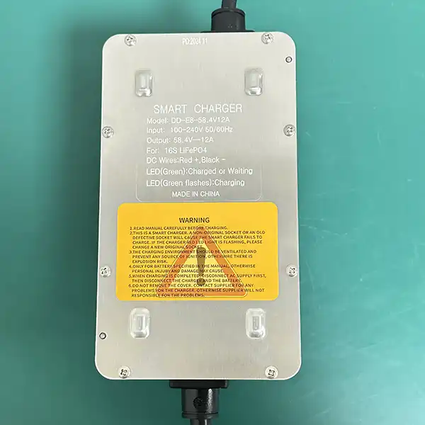 58.4V 12A 16S LiFePO4 Battery Charger Back Board