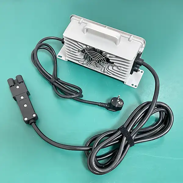 Yamaha Golf Cart Charger For 58.4V 22A 16S LiFePO4 Battery With 2 Pin Connector