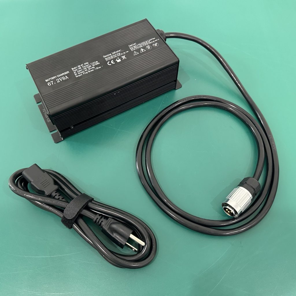 US Plug 67.2V 8A Lithium ion Battery Charger for 60V Electric Bicycle